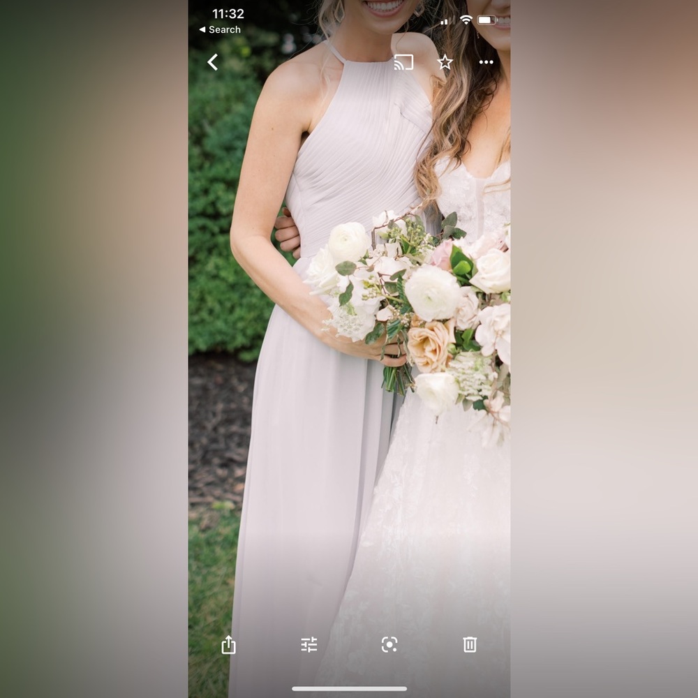 Revelry Dove Gray Bridesmaid Dress Size 2